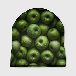 Шапка Сочная текстура из зеленых яблок, цвет: 3D-принт