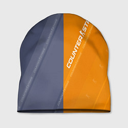 Шапка Counter Strike 2 Blue Orange Pattern