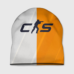 Шапка Counter Strike 2 White Orange Stripes