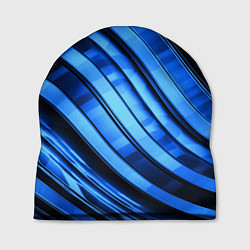 Шапка Темно-синий металлик, цвет: 3D-принт
