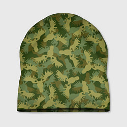 Шапка Лоси - камуфляж