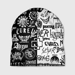 Шапка Логотипы лучших рок групп, цвет: 3D-принт