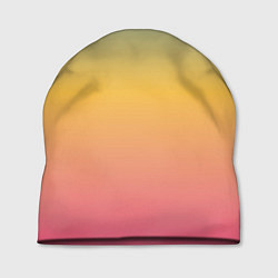 Шапка Градиент Персиковый закат, цвет: 3D-принт