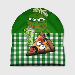 Шапка Pepe King with pizza