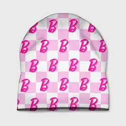 Шапка Розовая шашка и Барби, цвет: 3D-принт
