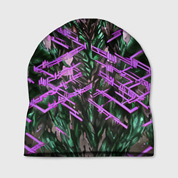 Шапка Фиолетовый элементаль киберпанк, цвет: 3D-принт
