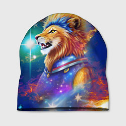 Шапка Космический лев - неоновое свечение, цвет: 3D-принт