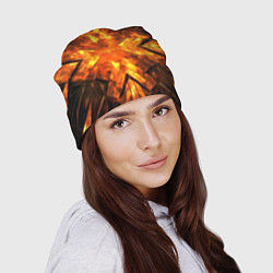 Шапка Огненная геометрия, цвет: 3D-принт — фото 2