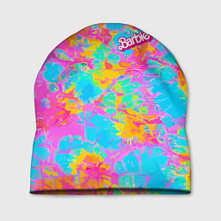 Шапка Барбм - цветочный абстрактный паттерн - тай-дай, цвет: 3D-принт
