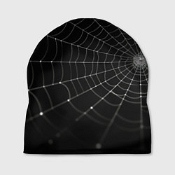 Шапка Паутина на черном фоне, цвет: 3D-принт