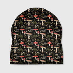 Шапка Goblincore - мухоморы, цвет: 3D-принт