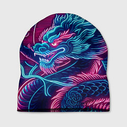 Шапка Свирепый японский дракон - ирезуми, цвет: 3D-принт