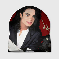Шапка Michael Jackson с пантерой и автографом, цвет: 3D-принт