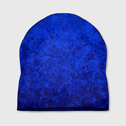 Шапка Ультрамарин синий абстрактный