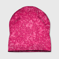 Шапка Яркий розовый абстракция, цвет: 3D-принт