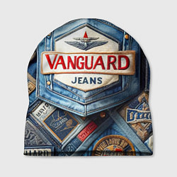 Шапка Vanguard denim patchwork - ai art, цвет: 3D-принт