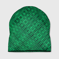 Шапка Насыщенный зелёный текстурированный, цвет: 3D-принт