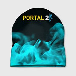 Шапка Portal fire blue, цвет: 3D-принт