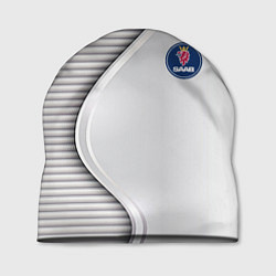 Шапка Saab metal texture
