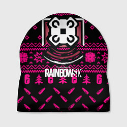 Шапка Rainbow six winter pink