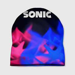 Шапка Sonic neon flame, цвет: 3D-принт