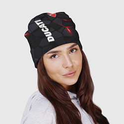 Шапка Ducati - плиты с эффектом свечения, цвет: 3D-принт — фото 2