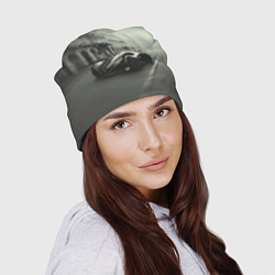 Шапка Спорткар в серых тонах, цвет: 3D-принт — фото 2