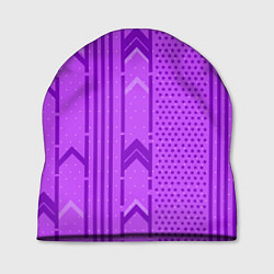 Шапка Закулисье фиолетовые обои, цвет: 3D-принт