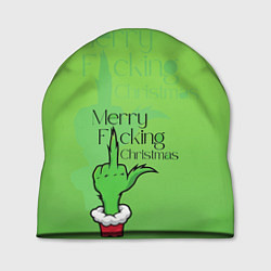 Шапка Гринч merry fucking christmas