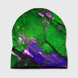 Шапка A purple mineral in a green stone, цвет: 3D-принт