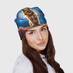 Шапка Финский лаппхунд в космосе, цвет: 3D-принт — фото 2