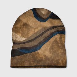 Шапка Песочная абстракция, цвет: 3D-принт
