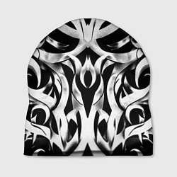 Шапка Абстрактный узор - изогнутые формы трайбл татуиров