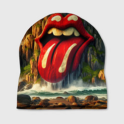 Шапка Rolling Stones - sea rocks, цвет: 3D-принт