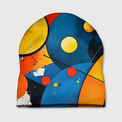 Шапка Динамичный красочный паттерн