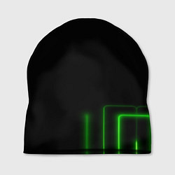 Шапка Black green color