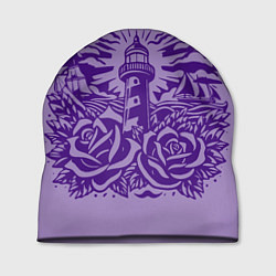Шапка Маяк с розами и корабли, цвет: 3D-принт