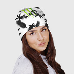 Шапка Monster energy пальмы, цвет: 3D-принт — фото 2