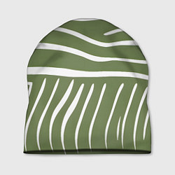 Шапка Полоски зеленой зебры, цвет: 3D-принт