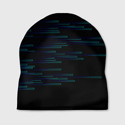 Шапка Color blue black strip