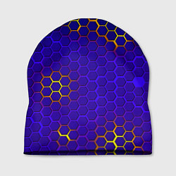 Шапка Неоновые соты броня, цвет: 3D-принт