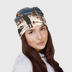 Шапка Сюрреализм с людьми, цвет: 3D-принт — фото 2