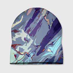 Шапка Фиолетовый стилизованный абстракция, цвет: 3D-принт