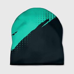 Шапка Color black light blue, цвет: 3D-принт