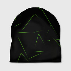 Шапка Color green line