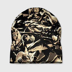 Шапка Итальянские мемы с животными, цвет: 3D-принт