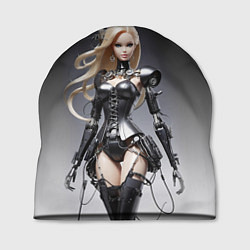 Шапка Cyber sexy Barbie - fantasy cyberpunk ai art, цвет: 3D-принт