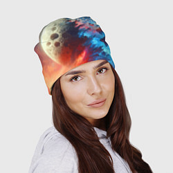 Шапка Разрыв космического тела - нейроарт, цвет: 3D-принт — фото 2