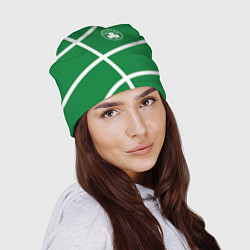 Шапка Boston Celtics green, цвет: 3D-принт — фото 2