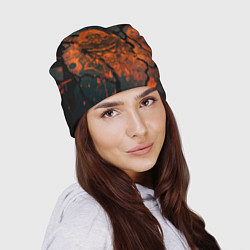 Шапка Шлем кибернетического самурая, цвет: 3D-принт — фото 2